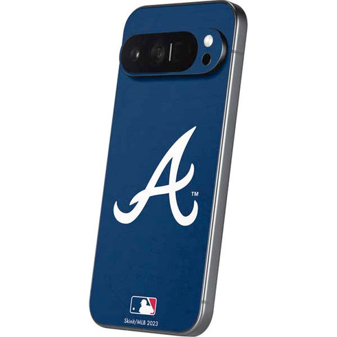 MLB Atlanta Braves - Solid Distressed Pixel 9 Pro XL Skin